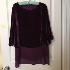 Eileen Fisher velvet top